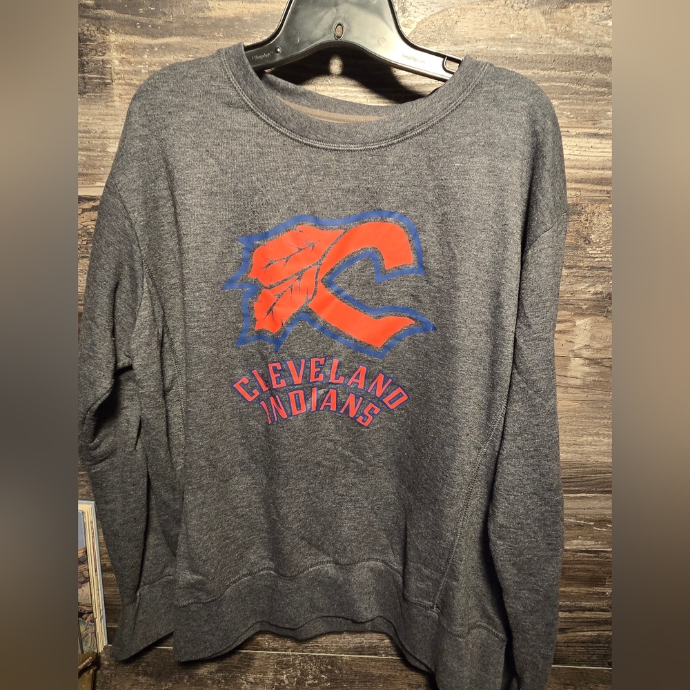 Vintage Cleveland Indians Women's Size XXL  Sweatshirt Crewneck‎ Anvil
